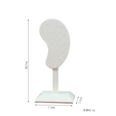 Creative PU material color velvet earrings display stand