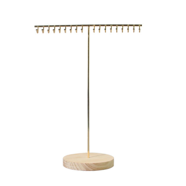 Metal material necklace hanger display stand