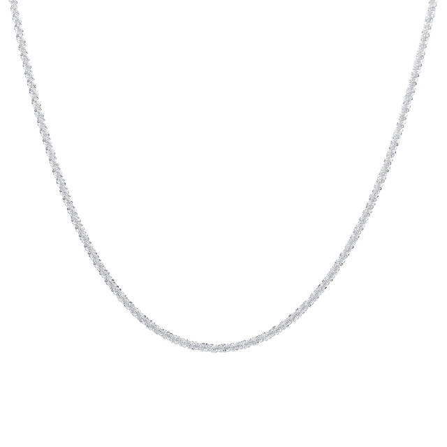 INS hot sale shiny simple thin chain choker necklace for women