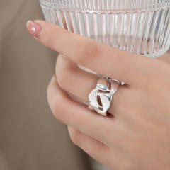 18KG chunky chain stainless steel finger rings