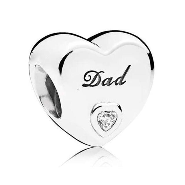 Family friend mom letter engrave heart mother's day diy bracelet bead