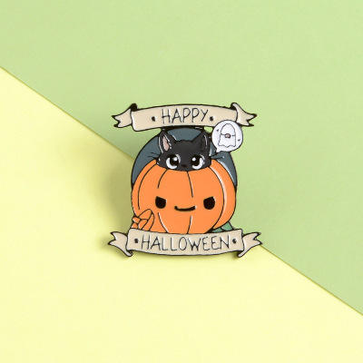 Creative color enamel halloween alloy brooch pins