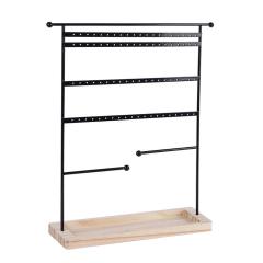 Creative metal earrings display stand