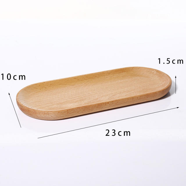 2pcs set wood jewelry display tray