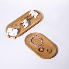 2pcs set wood jewelry display tray