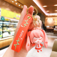 Cartoon Hatsune Miku PVC cute keychain