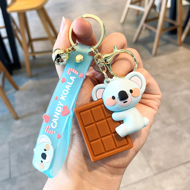 Cartoon Koala cute PVC keychain