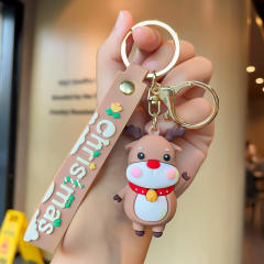 Christmas series PVC keychain
