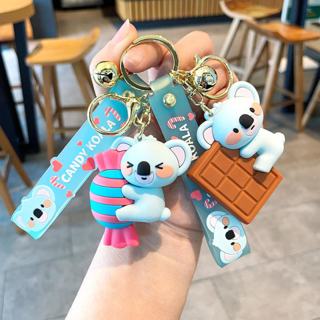 Cartoon Koala cute PVC keychain