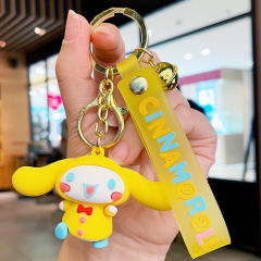 Cartoon Hatsune Miku PVC cute keychain