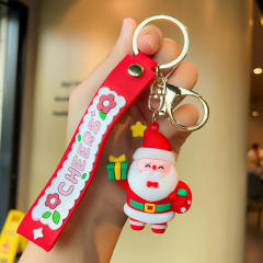 Christmas series PVC keychain