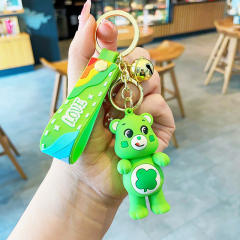 Heart bear cartoon cute keychain