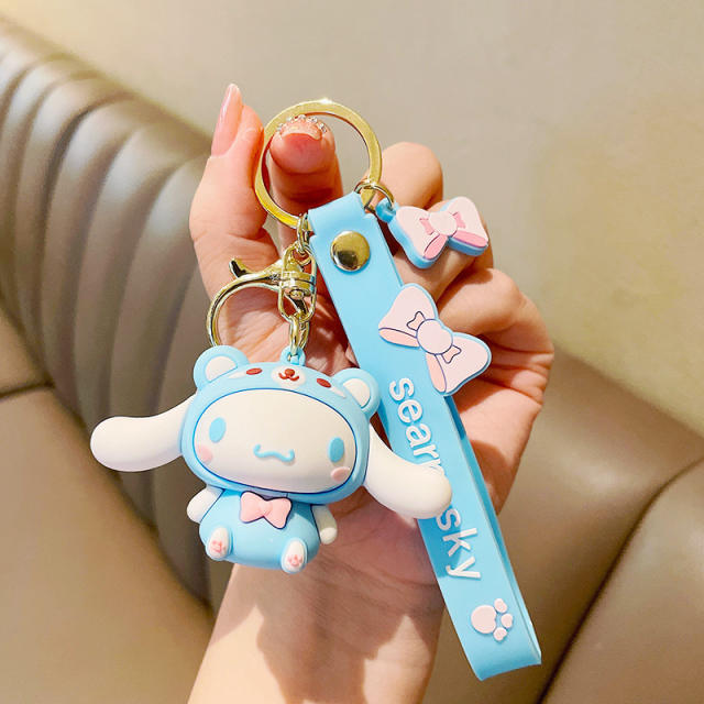 Cartoon Hatsune Miku PVC cute keychain