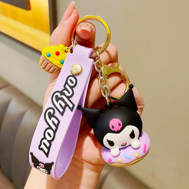 Cartoon Hatsune Miku PVC cute keychain