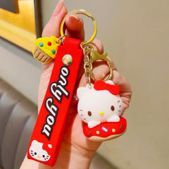 Cartoon Hatsune Miku PVC cute keychain