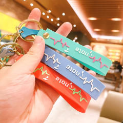 Cartoon Hatsune Miku PVC cute keychain