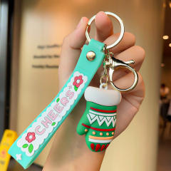 Christmas series PVC keychain