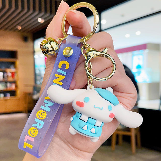 Cartoon Hatsune Miku PVC cute keychain
