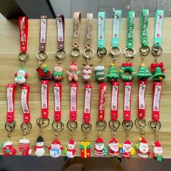Christmas series PVC keychain