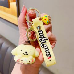 Cartoon Hatsune Miku PVC cute keychain