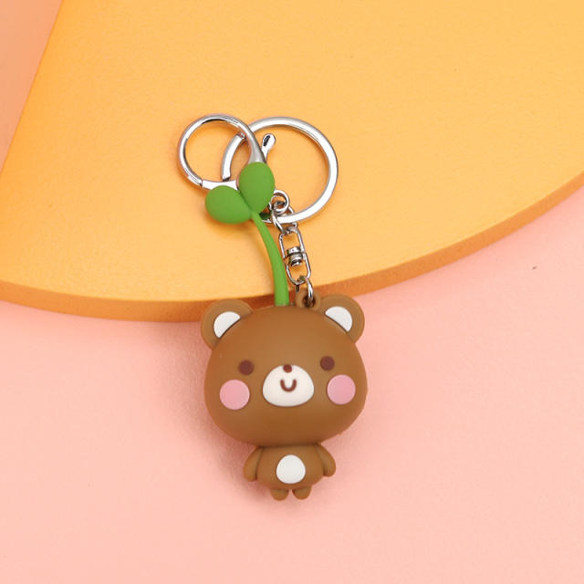 Cartoon Hatsune Miku PVC cute keychain