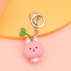 Cartoon Hatsune Miku PVC cute keychain