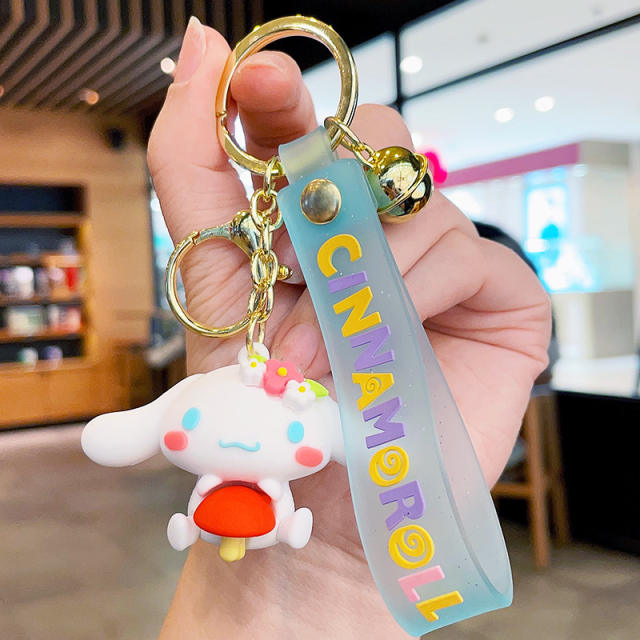 Cartoon Hatsune Miku PVC cute keychain