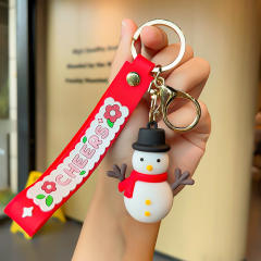 Christmas series PVC keychain