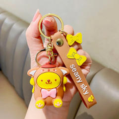 Cartoon Hatsune Miku PVC cute keychain
