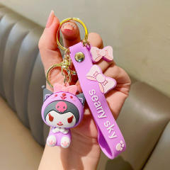 Cartoon Hatsune Miku PVC cute keychain