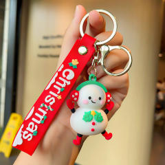 Christmas series PVC keychain