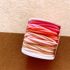 Candy color basic hair ties set for kids