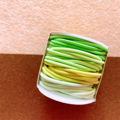 Candy color basic hair ties set for kids