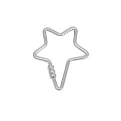 DIY heart shape star shape stainless steel jewelry diy connect clasp