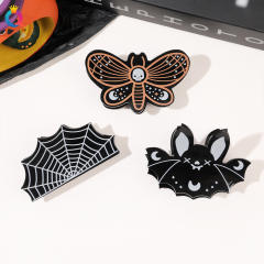 Funny halloween pumkin ghost hair claw clips