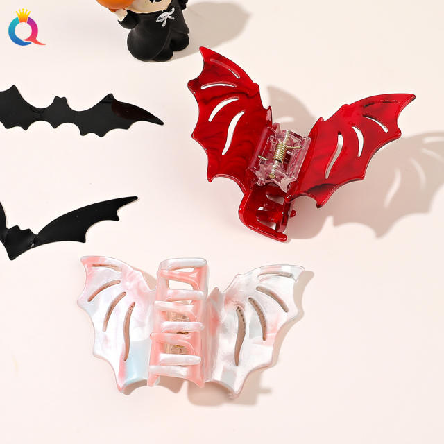 Halloween the bat design festival hair claw clips 8.5CM