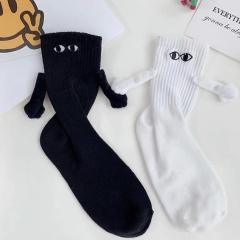 Hot sale Magnetic attraction hand couple socks women men tiktok
