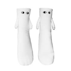 Hot sale Magnetic attraction hand couple socks women men tiktok