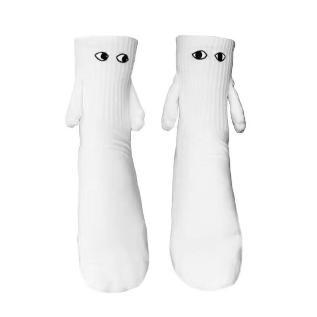 Hot sale Magnetic attraction hand couple socks women men tiktok