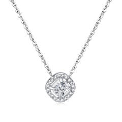 Classic diamond stainless steel necklace set wedding jewelry