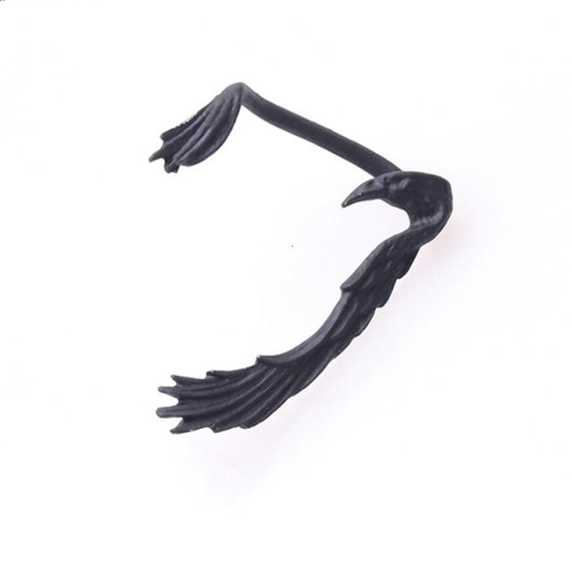 Gothic the eagle bat design ear wrap with studs earrings halloween