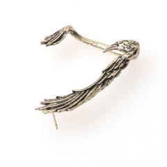 Gothic the eagle bat design ear wrap with studs earrings halloween