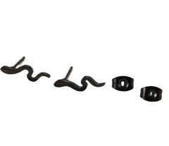 ins MINI size snake stainless steel studs earrings