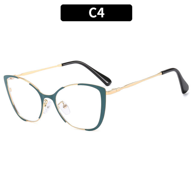 New design blue light cat eye shape reading glasses for women