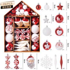 70pcs popular christmas festival home decoration pendant