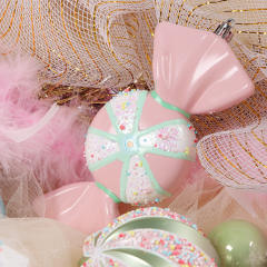 70pcs set cute Macarone candy ball christmas birthday party decoration pendant
