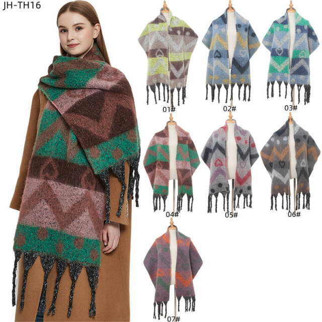 Winter autumn new arrival tassel women scarf