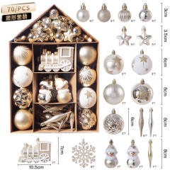 70pcs popular christmas festival home decoration pendant