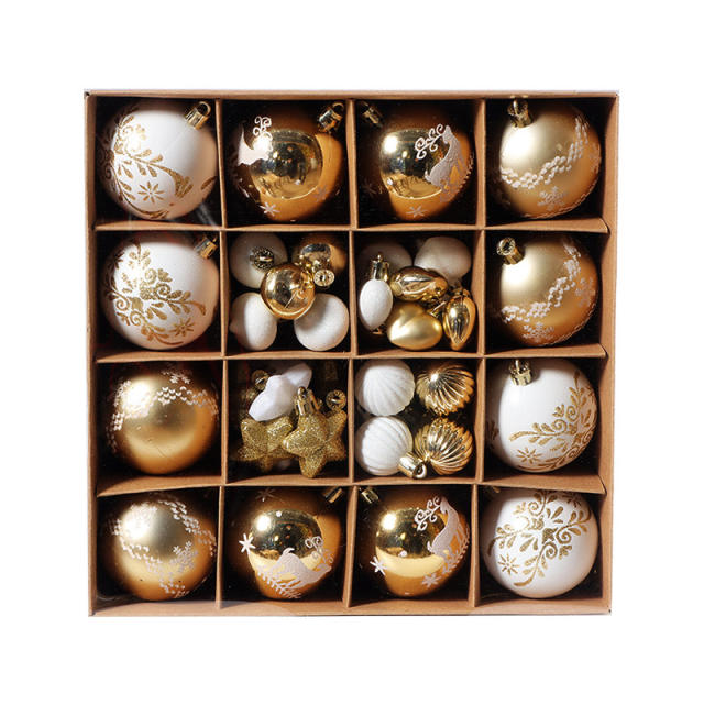 52pcs set popular christmas festival party ball decoration pendant