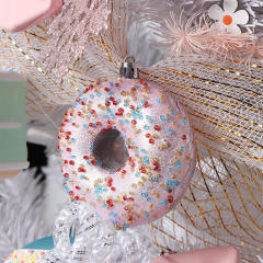 70pcs set cute Macarone candy ball christmas birthday party decoration pendant